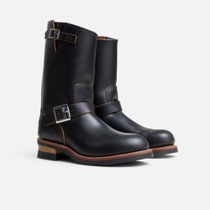 Red Wing Shoes Black Leather Men's Boots